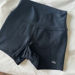 Alo Yoga Black Biker Short